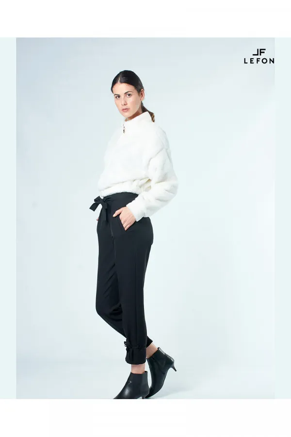 030197 BELTED PANTS 