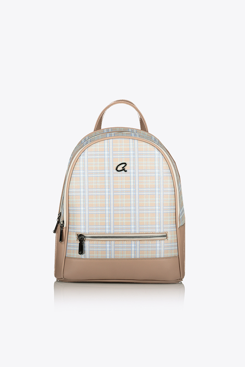 CHECK PLAID BACKPACK ZIPPERS AVANGARDIA CONCEPT STORE