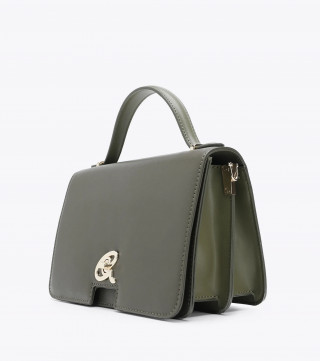 HAND/SHOULDER BAG WITH LID AND HANDLE (L24xW10xH14.5 drop 7.5cm) 