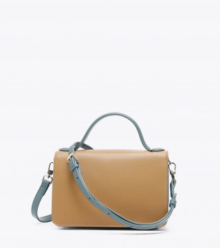 HAND/SHOULDER BAG WITH LID AND HANDLE (L24xW10xH14.5 drop 7.5cm) 