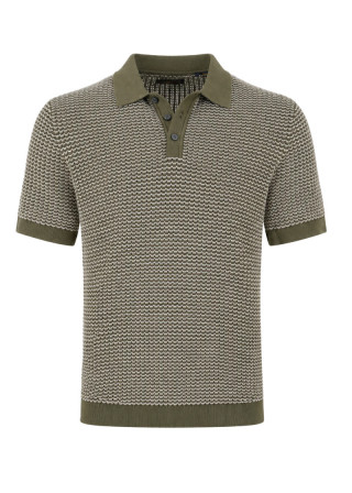 Knit Polo-Shirt 
