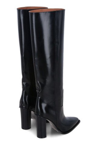Woman Leather Long Boots 