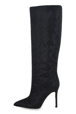 Woman Satin Long Boots 