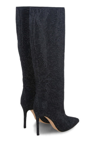 Woman Satin Long Boots 