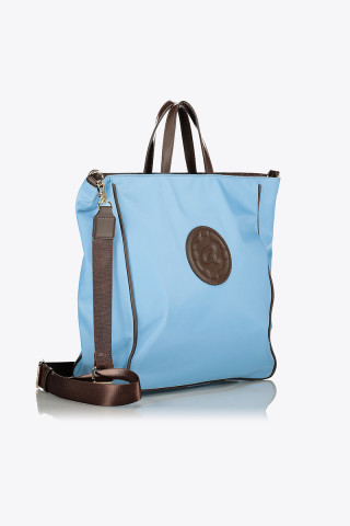 AMELIA NYLON HANDBAG NYLON FABRIC REMOVABLE LONG STRAP 