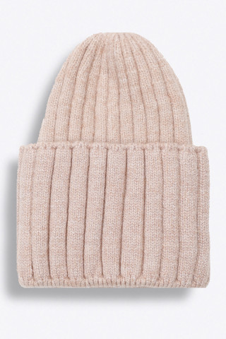 KNITTED CAP PLAIN COLOR LUREX 