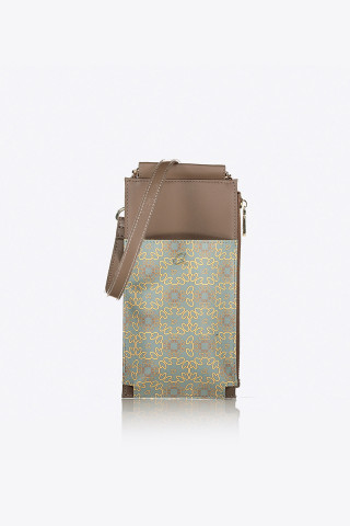 KALEIDOSCOPE PHONE BAG WITH ZIPPER POCKET 