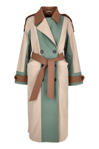 BYASTO MIX TRENCH COAT - 