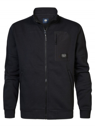 Men Sweater Collar Zip 