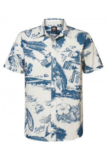 Men Shirt Short Sleeve AOP 
