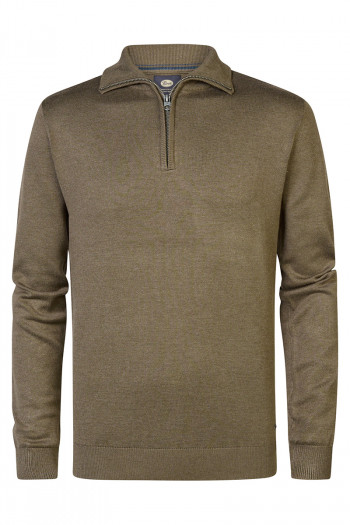 Men Knitwear Collar Basic 