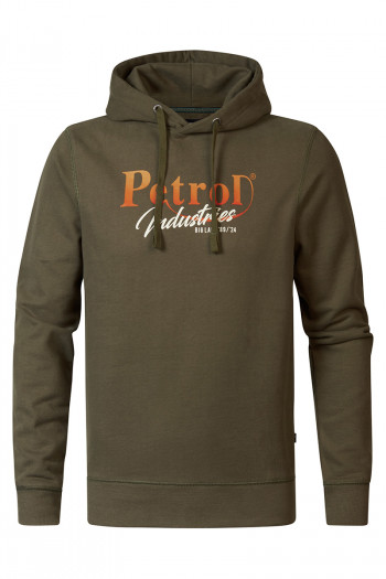 Men Sweater Hooded Print 