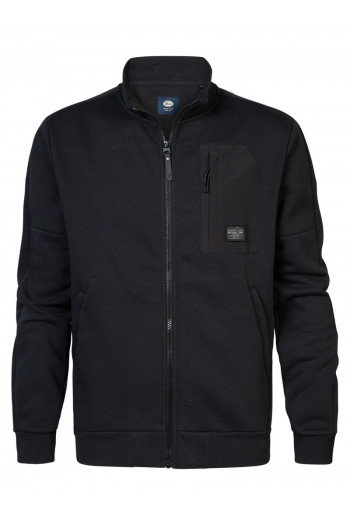 Men Sweater Collar Zip 