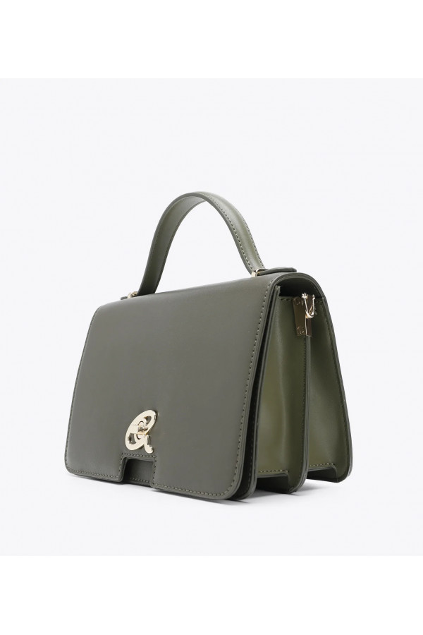 HAND/SHOULDER BAG WITH LID AND HANDLE (L24xW10xH14.5 drop 7.5cm) 