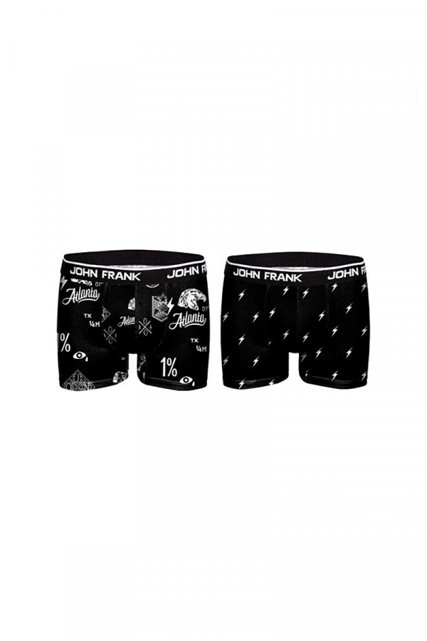 2 PACK MONOCHROME BOXER 