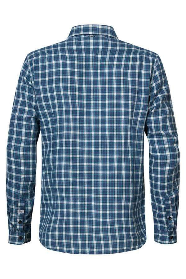 Men Shirt Long Sleeve Check 