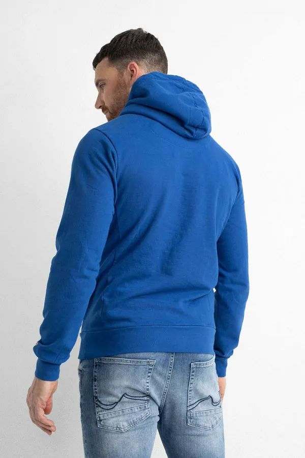 Men Sweater Hooded Print 