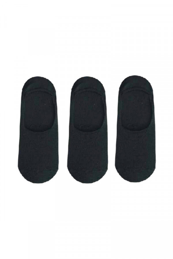 WOMEN THREE PACK NO SHOW SOCKS 
