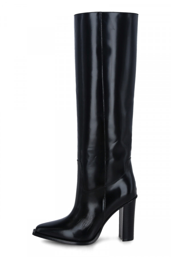 Woman Leather Long Boots 