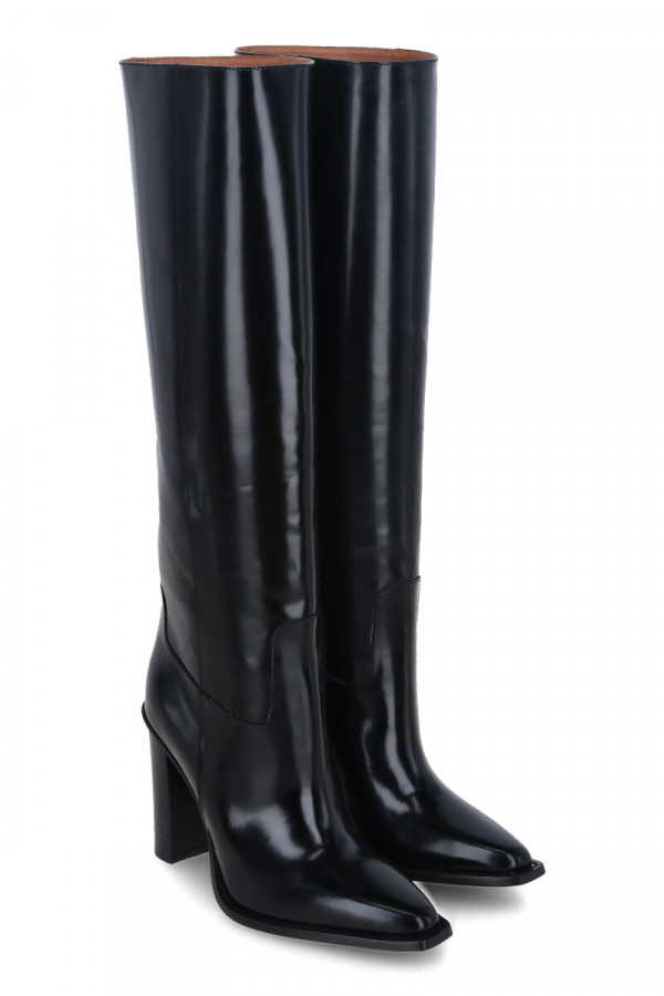 Woman Leather Long Boots 