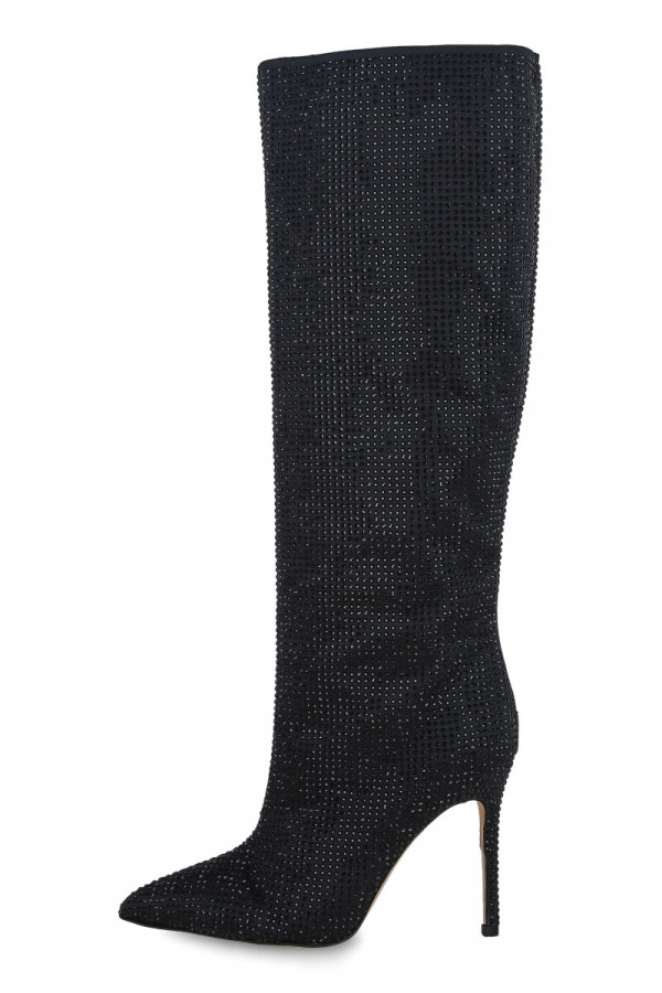 Woman Satin Long Boots 