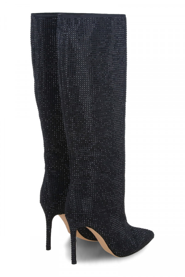 Woman Satin Long Boots 