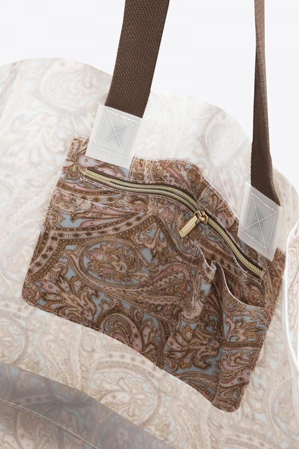 PAISLEYS PLASTIC BEACH BAG GRACE 