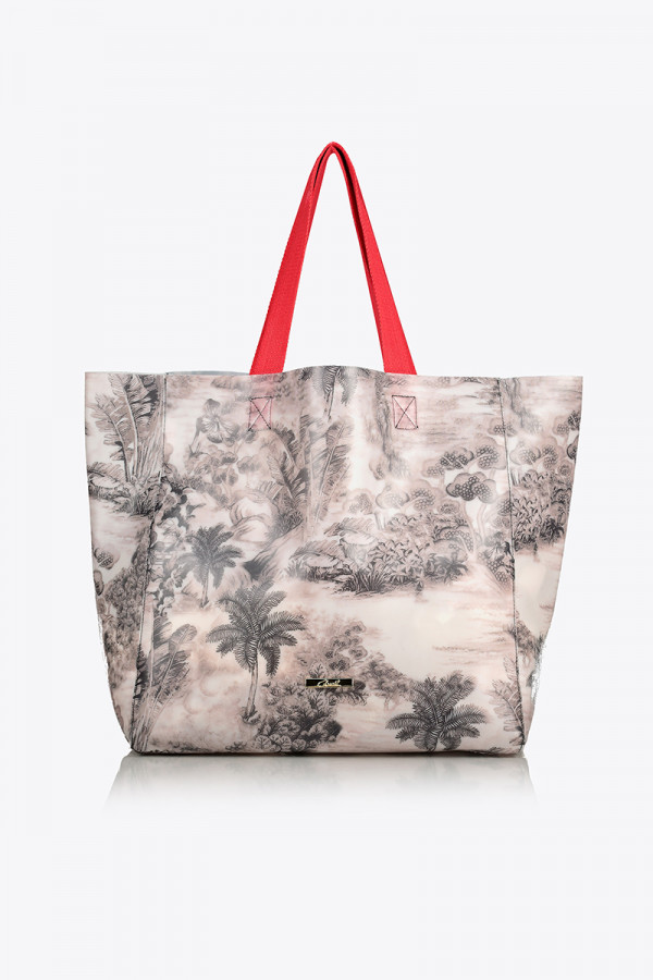 TROPICAL FOG PLASTIC BEACH BAG GRACE 