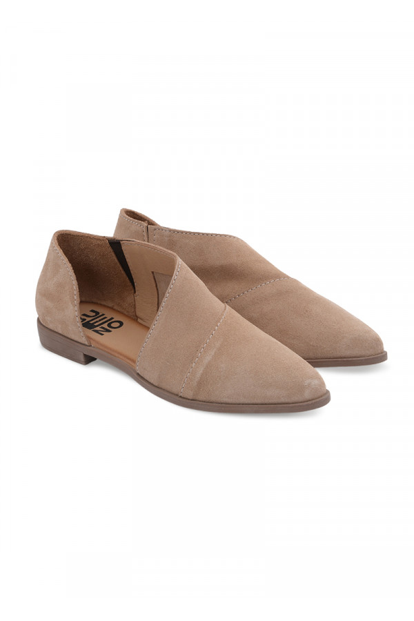 LADIES LEATHER SLIPPER 