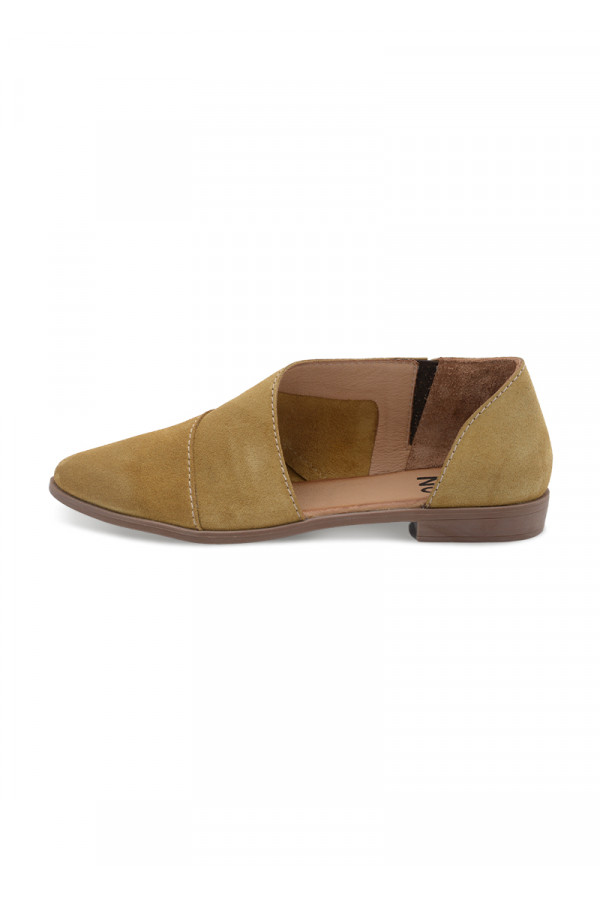 LADIES LEATHER SLIPPER 