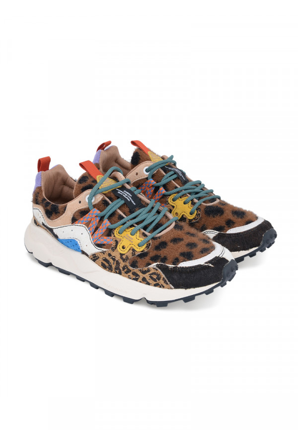 YAMANO 3 UNI SUEDE/PONY HAIR/FL 