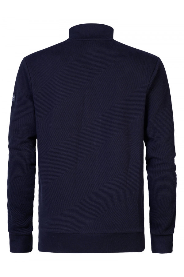 Men Sweater Collar Zip 
