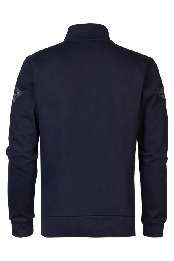 Men Sweater Collar Zip 