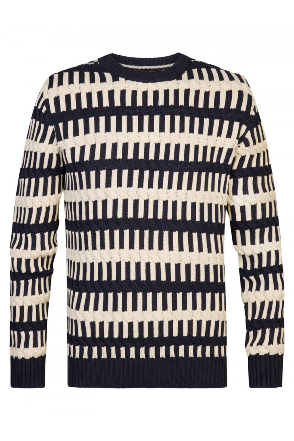 Men Knitwear Round Neck Basic 