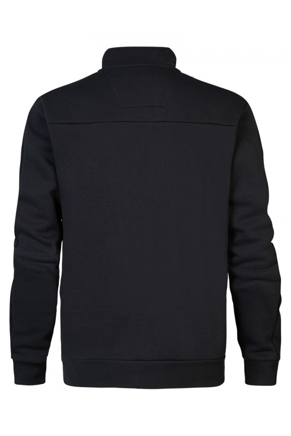 Men Sweater Collar Zip 