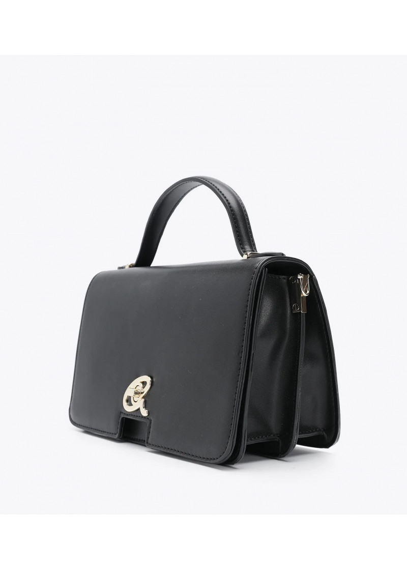 HAND/SHOULDER BAG WITH LID AND HANDLE (L24xW10xH14.5 drop 7.5cm) 