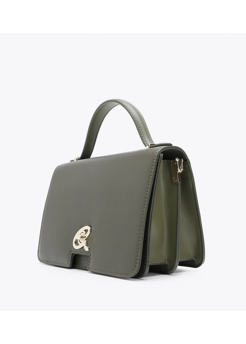 HAND/SHOULDER BAG WITH LID AND HANDLE (L24xW10xH14.5 drop 7.5cm) 