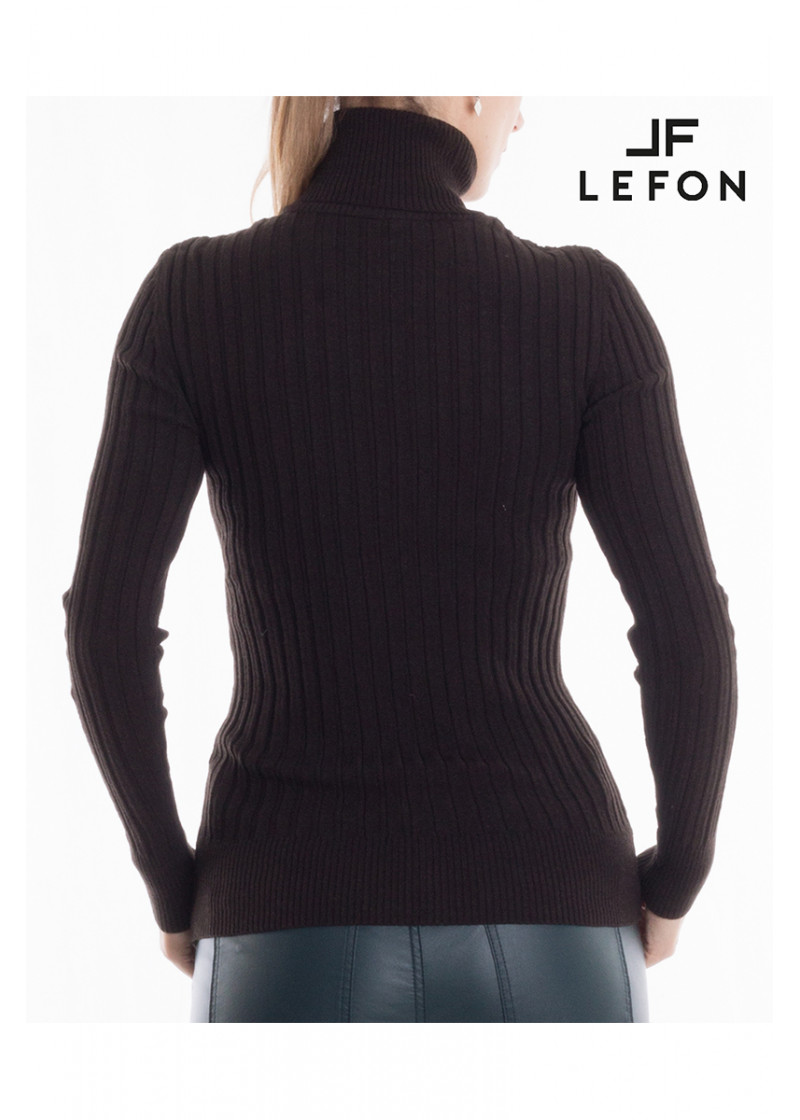 190209 RIBBED KNIT TURTLE NECK TOP 