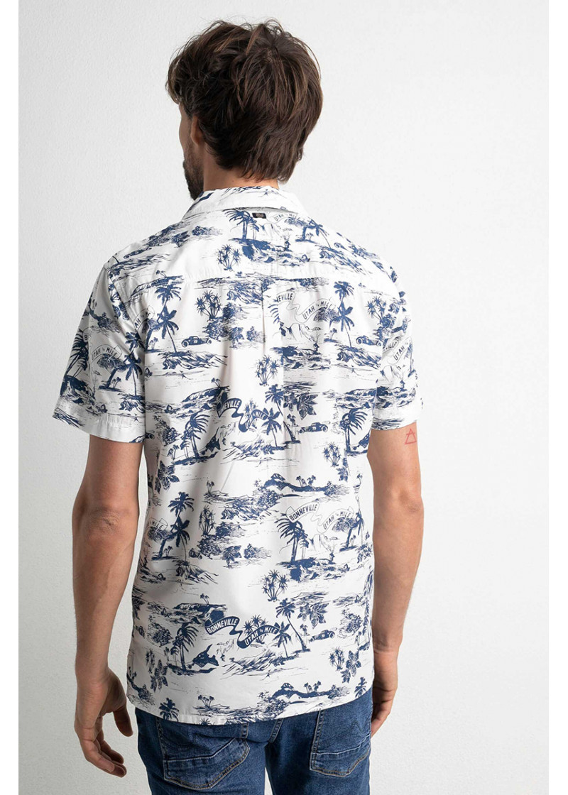 Men Shirt Short Sleeve AOP 