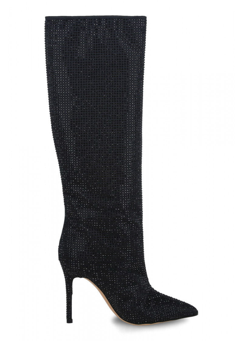 Woman Satin Long Boots 