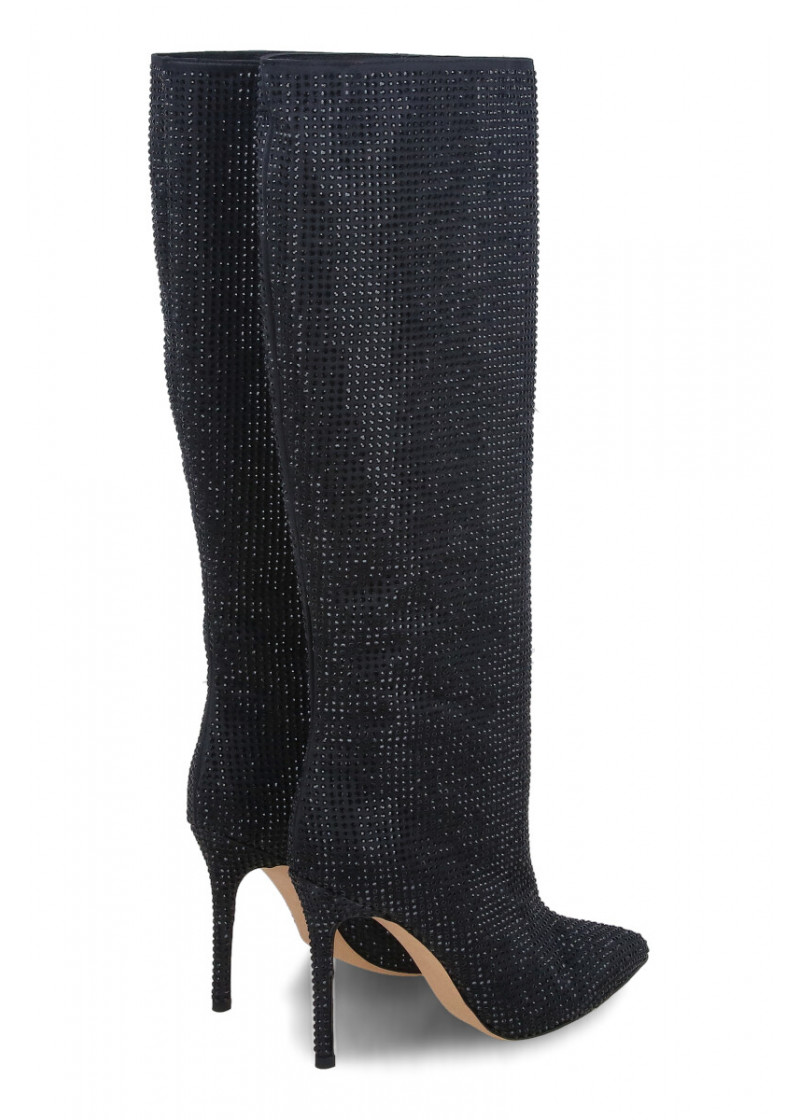 Woman Satin Long Boots 