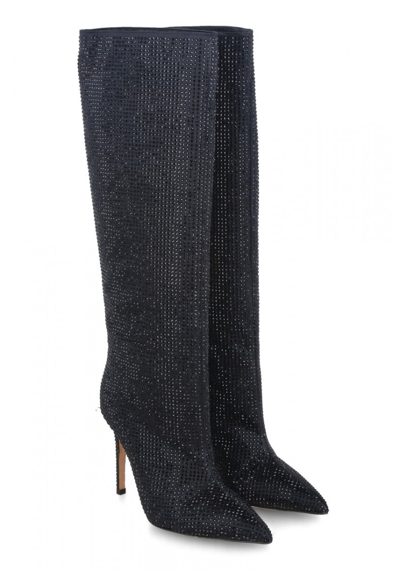 Woman Satin Long Boots 