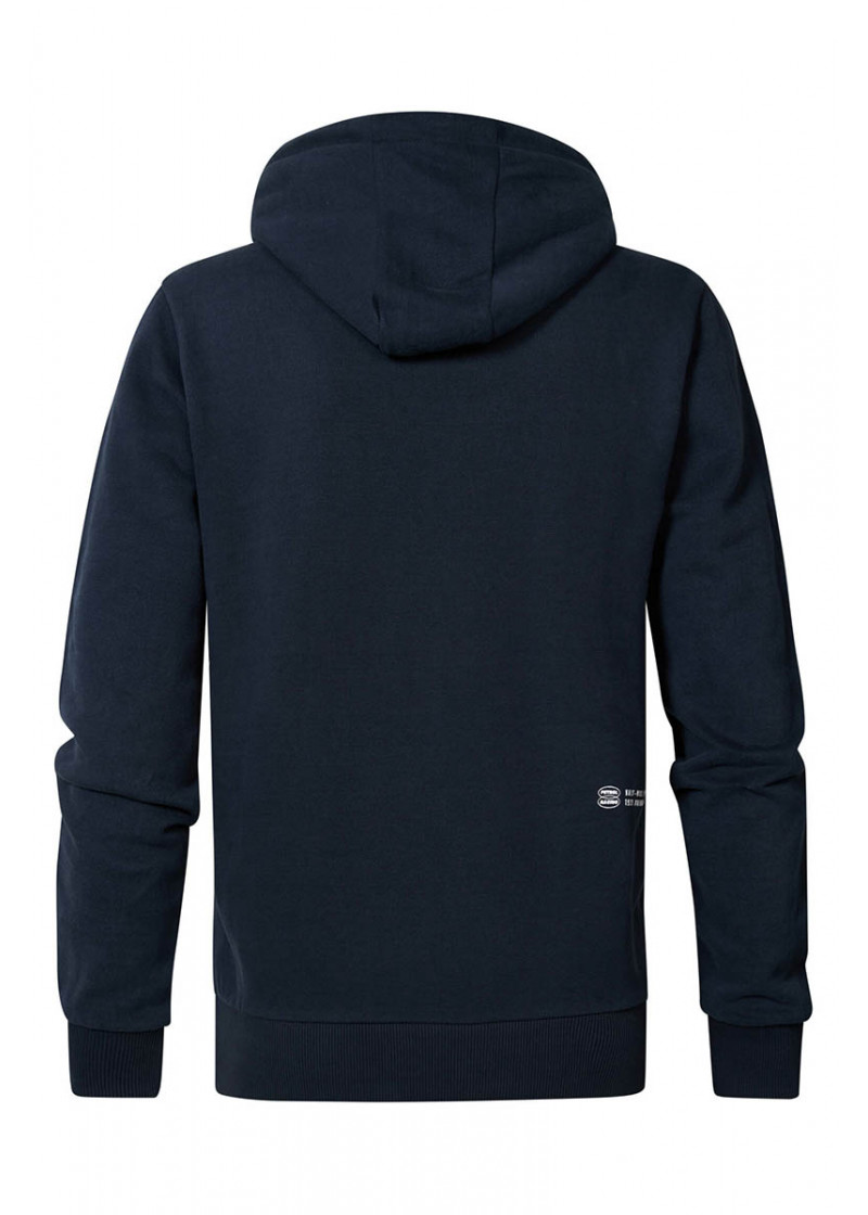 Men Sweater Hooded Print 