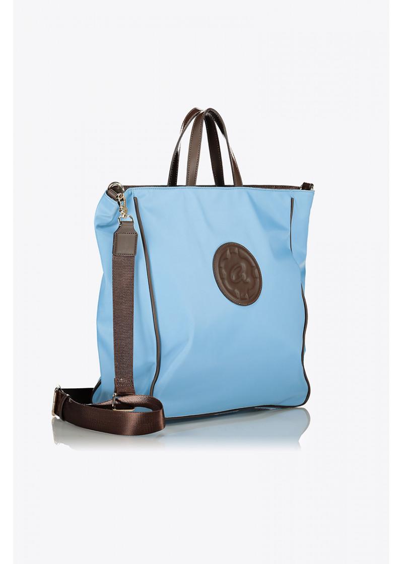 AMELIA NYLON HANDBAG NYLON FABRIC REMOVABLE LONG STRAP 