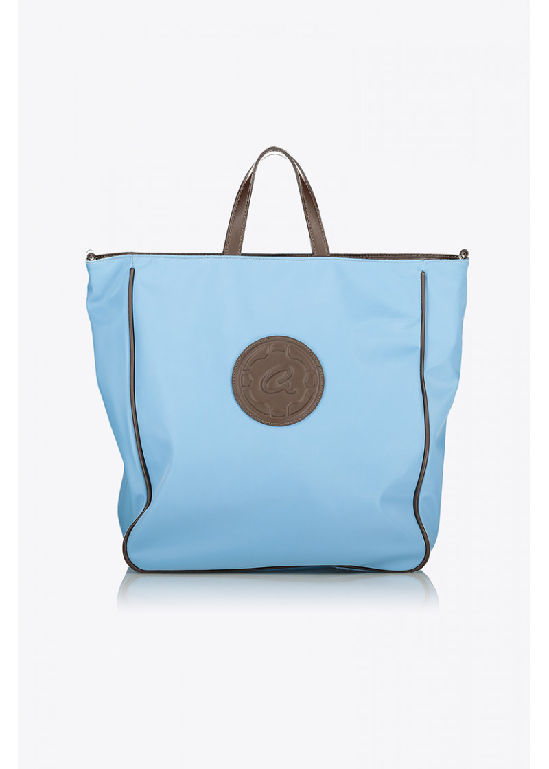 AMELIA NYLON HANDBAG NYLON FABRIC REMOVABLE LONG STRAP 