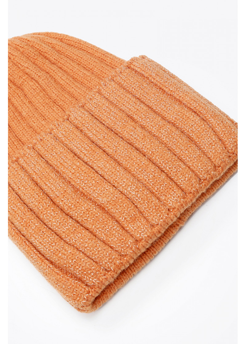 KNITTED CAP PLAIN COLOR LUREX 