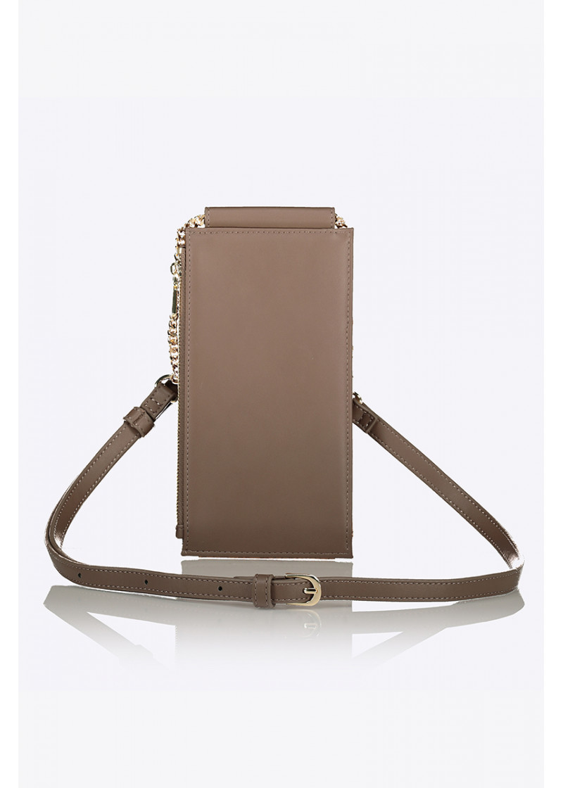 DREAMWORLD MONOGRAM PHONE BAG WITH ZIPPER POCKET 