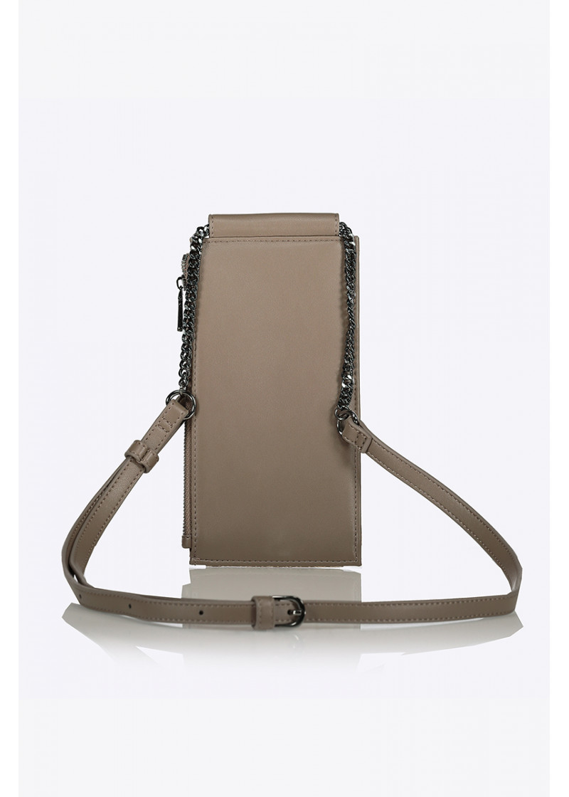 DREAMWORLD MONOGRAM PHONE BAG WITH ZIPPER POCKET 