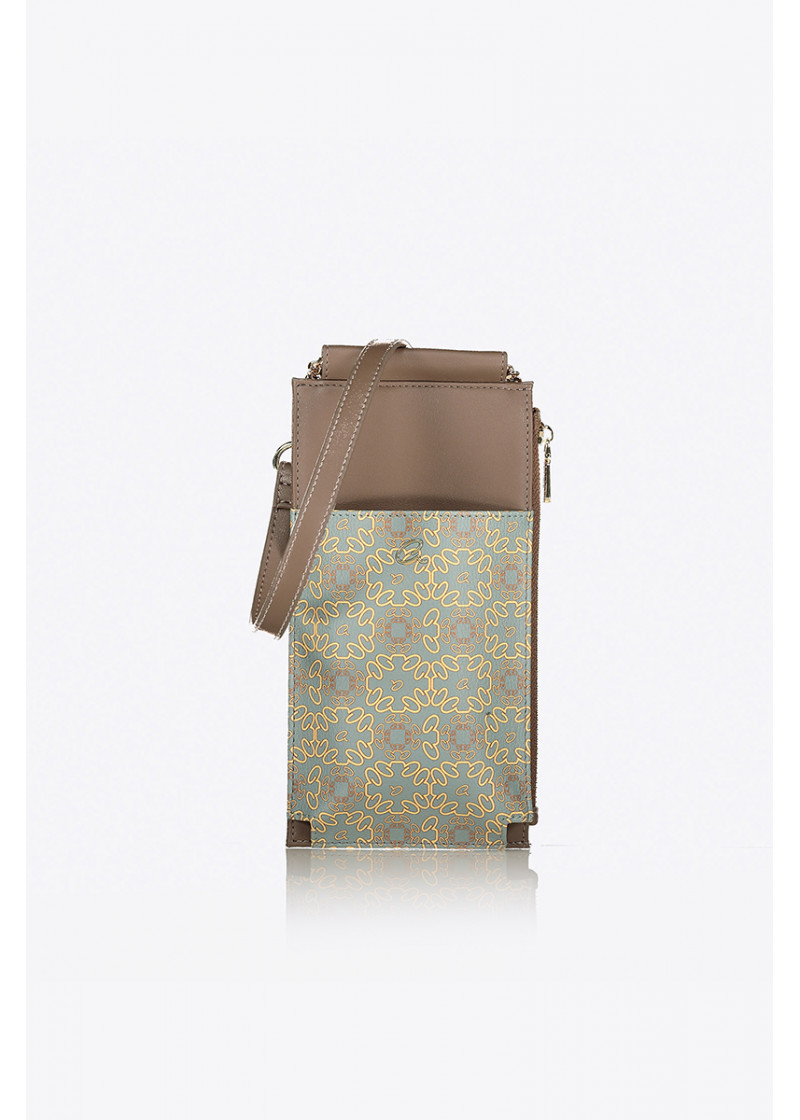 KALEIDOSCOPE PHONE BAG WITH ZIPPER POCKET 