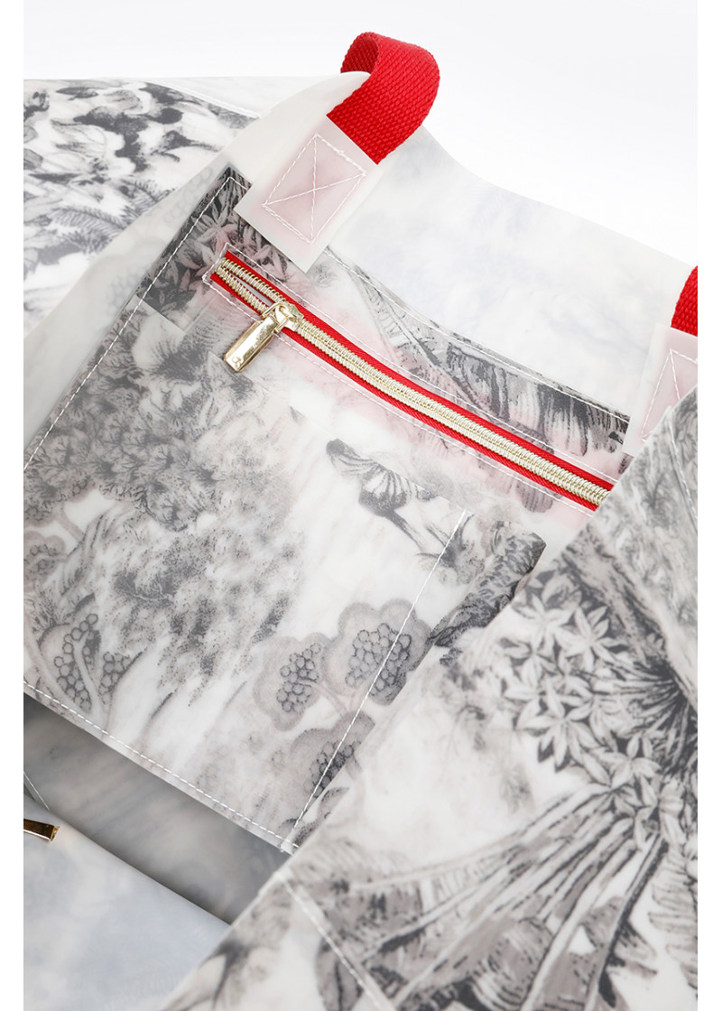 TROPICAL FOG PLASTIC BEACH BAG GRACE 